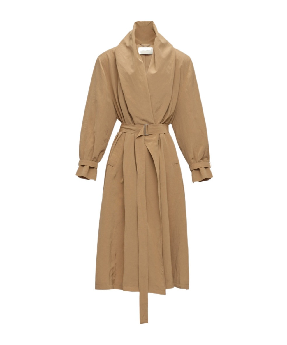 belted hooded coat | Senser US
