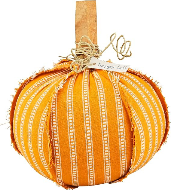 Mud Pie Woven Pumpkin Sitter, Large 14.25" x 12 | Amazon (US)