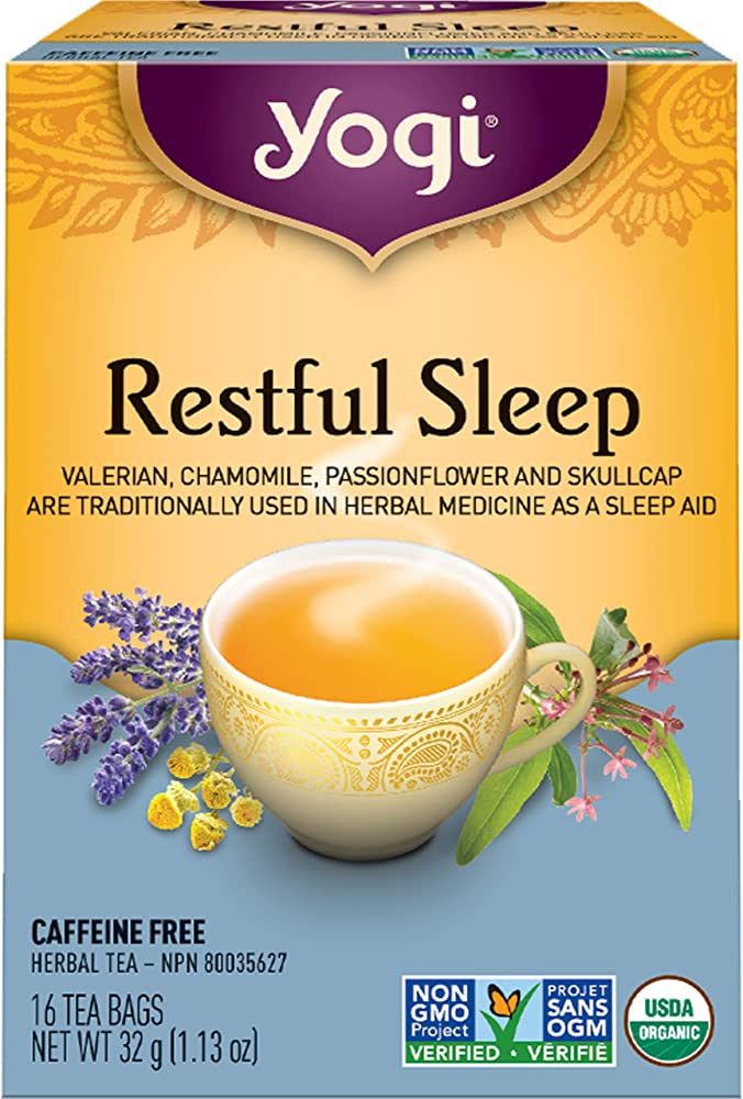 Yogi Tea - Restful Sleep Tea (3 Pack) - Support a Good Night's Sleep with Valerian, Skullcap, Cha... | Amazon (CA)