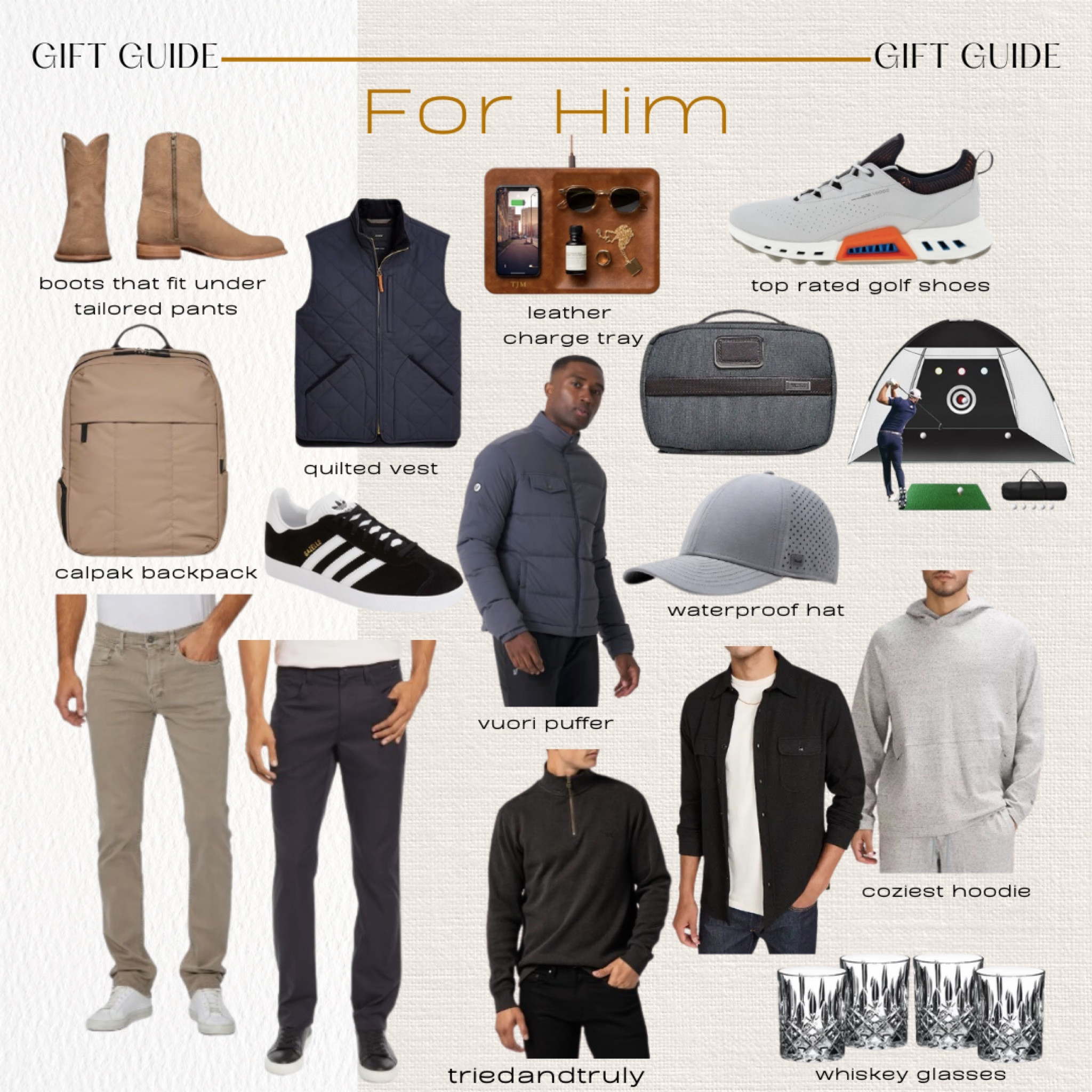 Gift Guide for Him

Holiday Gift Ideas for Men

#LTKHoliday #LTKGiftGuide #LTKmens