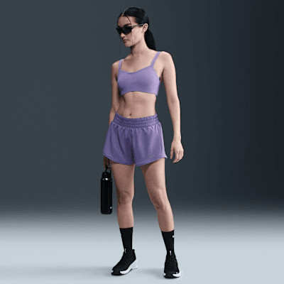 Nike One Women's Dri-FIT Mid-Rise 3" Brief-Lined Shorts | Nike (US)