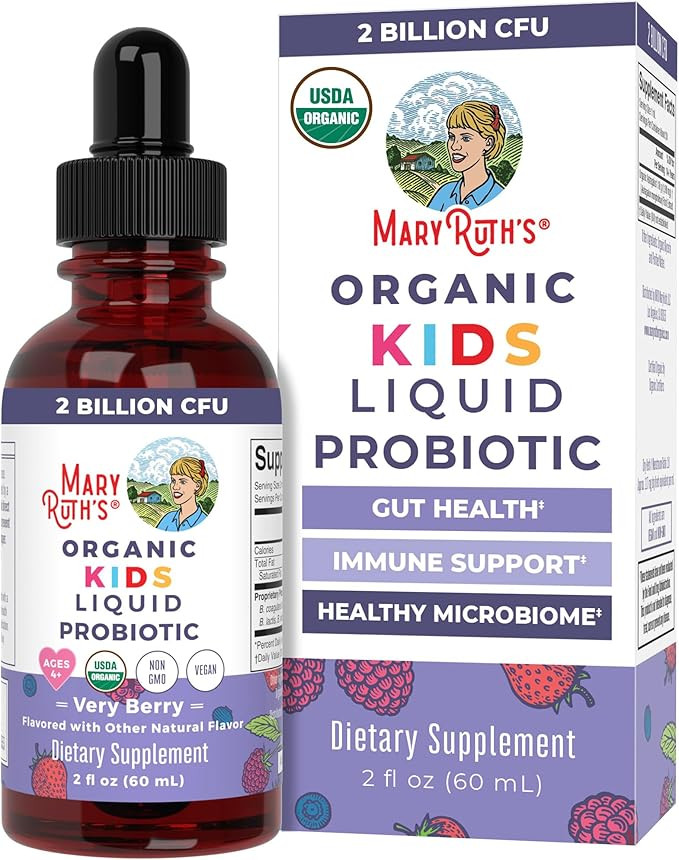 MaryRuth Organics Kids Very Berry Liquid Probiotic, 2 FZ | Amazon (US)