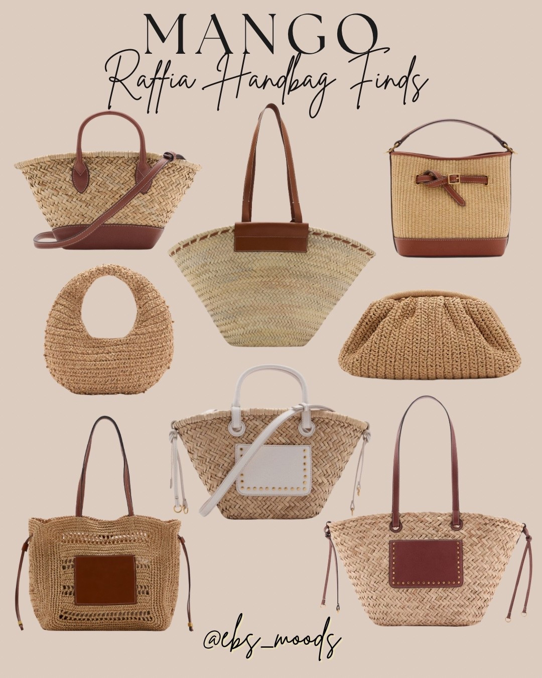Some of my favorite raffia handbags available at Mango 🥰

Some of the beautiful bags are under $100 and are the perfect summer bag to keep in your collection for years to come. 

#LTKSummerEdit #LTKFindsUnder100 #LTKItBag