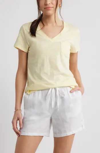 Cotton & Modal V-Neck T-Shirt | Nordstrom