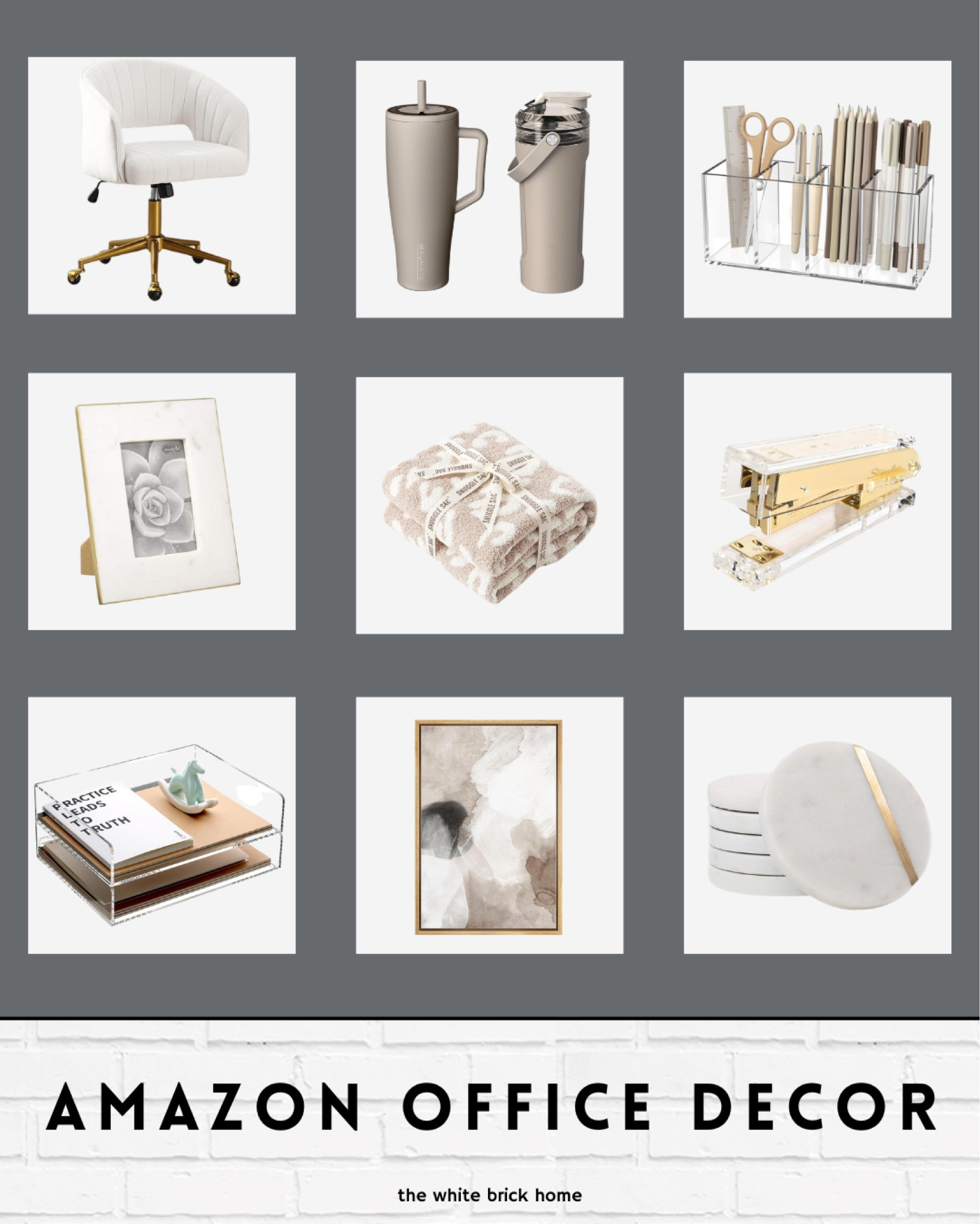 Beautiful Amazon home finds for your office or home office! 

Amazon, Amazon home, Amazon home decor, Amazon office, office finds, wall art, office chair, water bottle, wall art, modern wall art, home accessories, home accents, office decor, coasters 

#LTKFindsUnder100 #LTKHome #LTKFindsUnder50