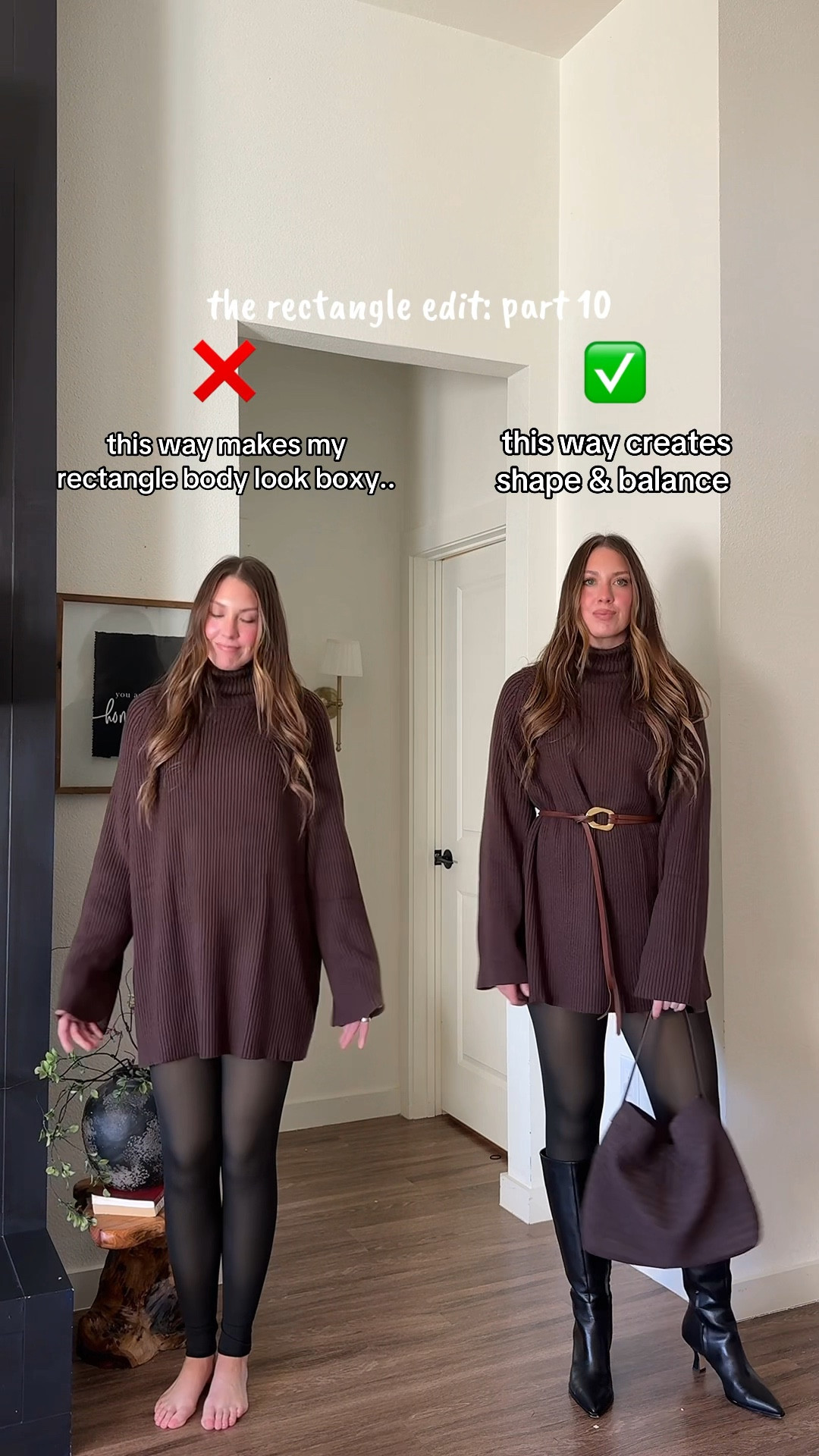If you have a rectangle body, you need this outfit. The belt changes everything. I’m wearing an xl in the dress! & medium in the tights - they are tall girl friendly! 


#LTKSeasonal #LTKootd