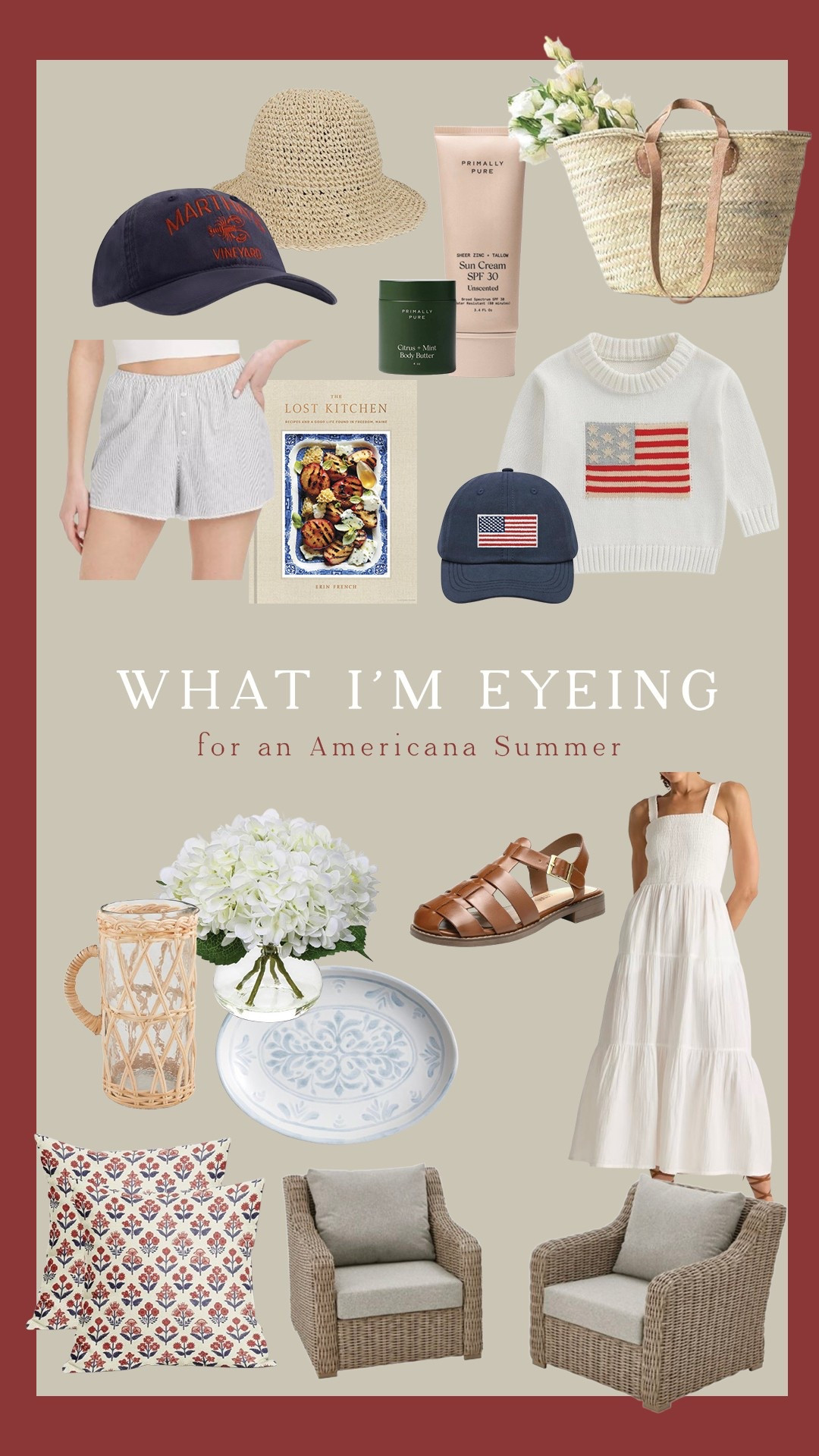 It’s an Americana summer, my friends! Here are some things I have and some things I’m eyeing to really set the patriotic scene this summer!

#LTKFamily #LTKHome #LTKSummerEdit