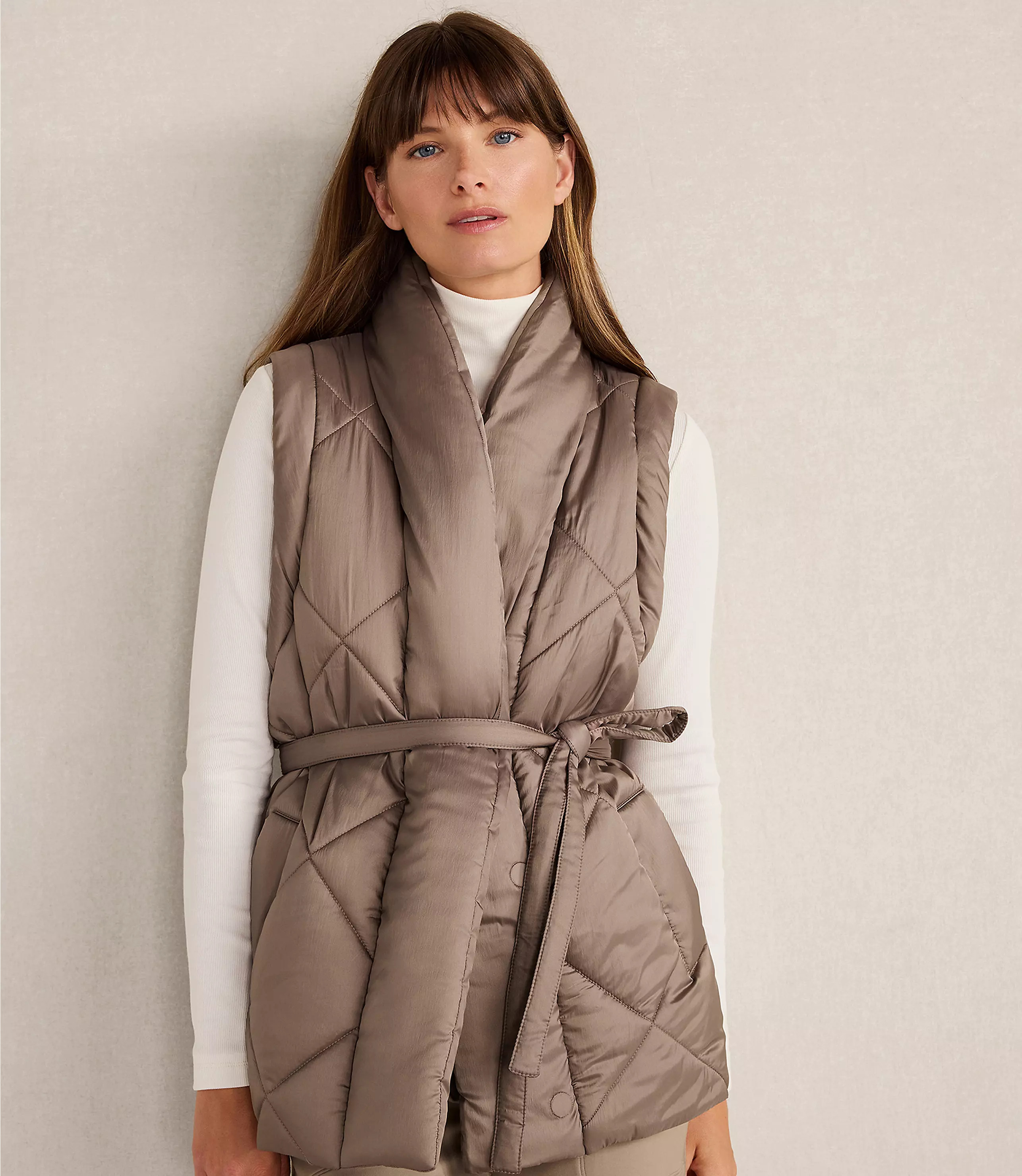Haven Well Within Shiny Quilted Puffer Vest | LOFT