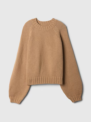 Relaxed Balloon-Sleeve Sweater | Gap (US)
