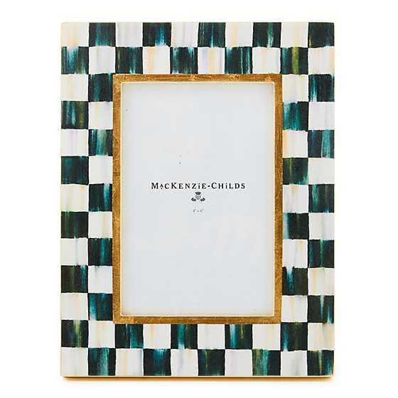 Courtly Check Lacquer 4" x 6" Frame | MacKenzie-Childs