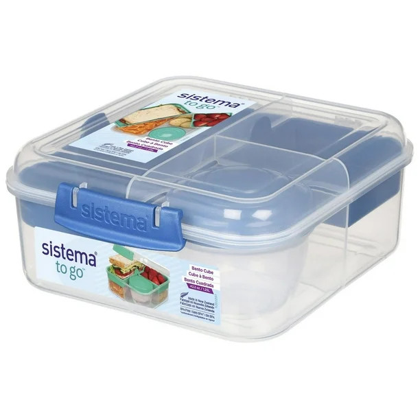 Sistema To Go Bento Lunch Box Food Storage Container, 1.65L, Colours may vary. | Walmart (CA)