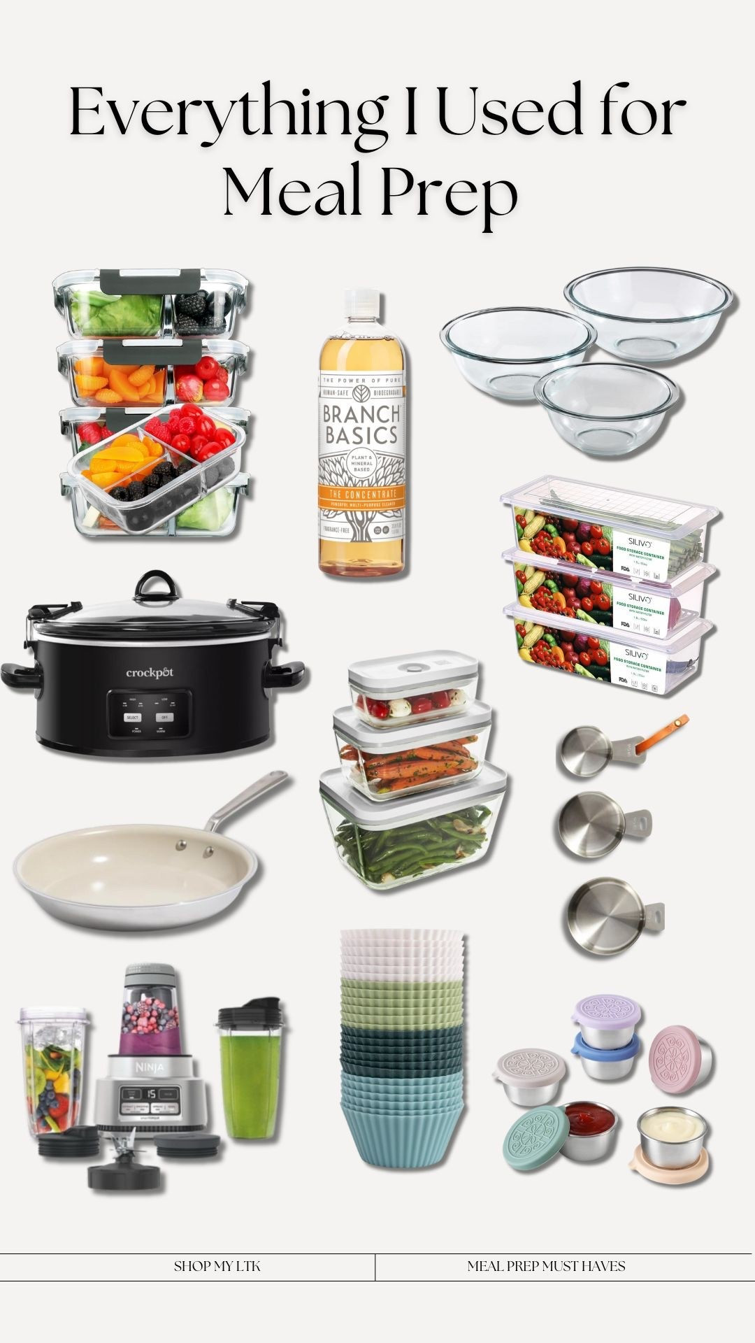 Everything I used for meal prep

#LTKFindsUnder50 #LTKFindsUnder100 #LTKHome
