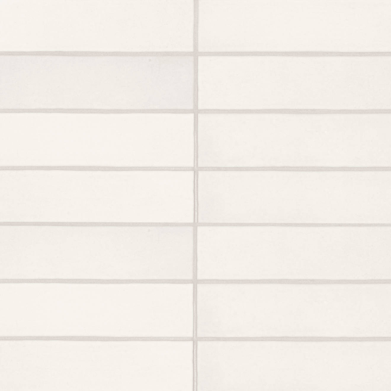 Makoto 2.5" x 10" Matte Ceramic Wall Tile in Shoji White | Bedrosians Tile and Stone