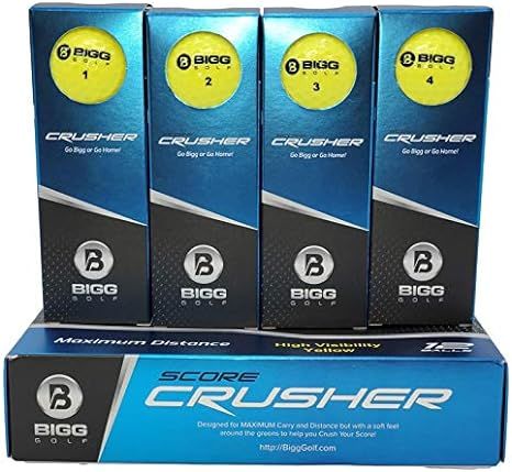 Bigg Golf Score Crusher Distance Golf Balls for Men and Women | USGA Approved for Tournament Play | Amazon (US)