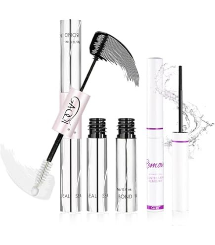 GAQQI Lash Bond and Remover, Lash Cluster Glue Waterproof Strong Hold for 72H+, White Eyelash Glu... | Amazon (US)