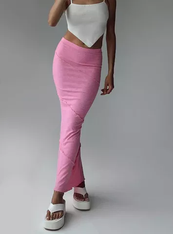 Jaynee Maxi Skirt Pink curated on LTK