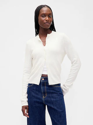 CashSoft Crop Cardigan | Gap (CA)