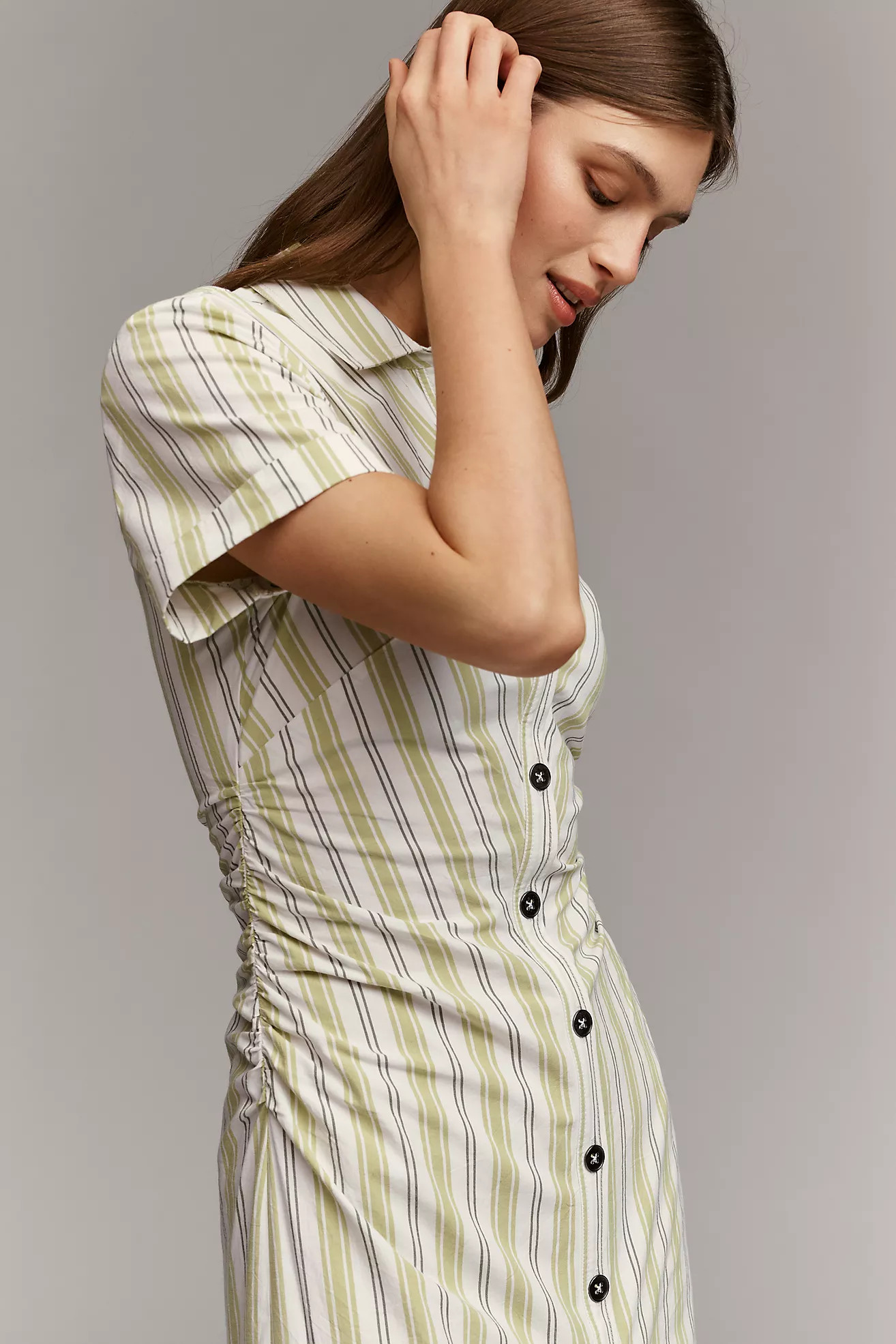 Greer Midi Shirt Dress by Pilcro | Anthropologie (US)
