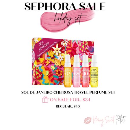 Perfume holiday set 

Gift guide 
Holiday 
Sephora sale 
Sephora holiday sale 
Beauty 
Christmas 

#LTKGiftGuide #LTKbeauty #LTKHolidaySale