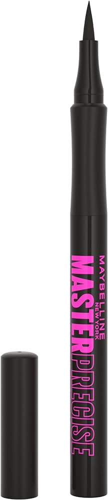 Maybelline Eyestudio Master Precise All Day Waterproof Liquid Eyeliner Makeup, Black, 1 Count (Pa... | Amazon (US)