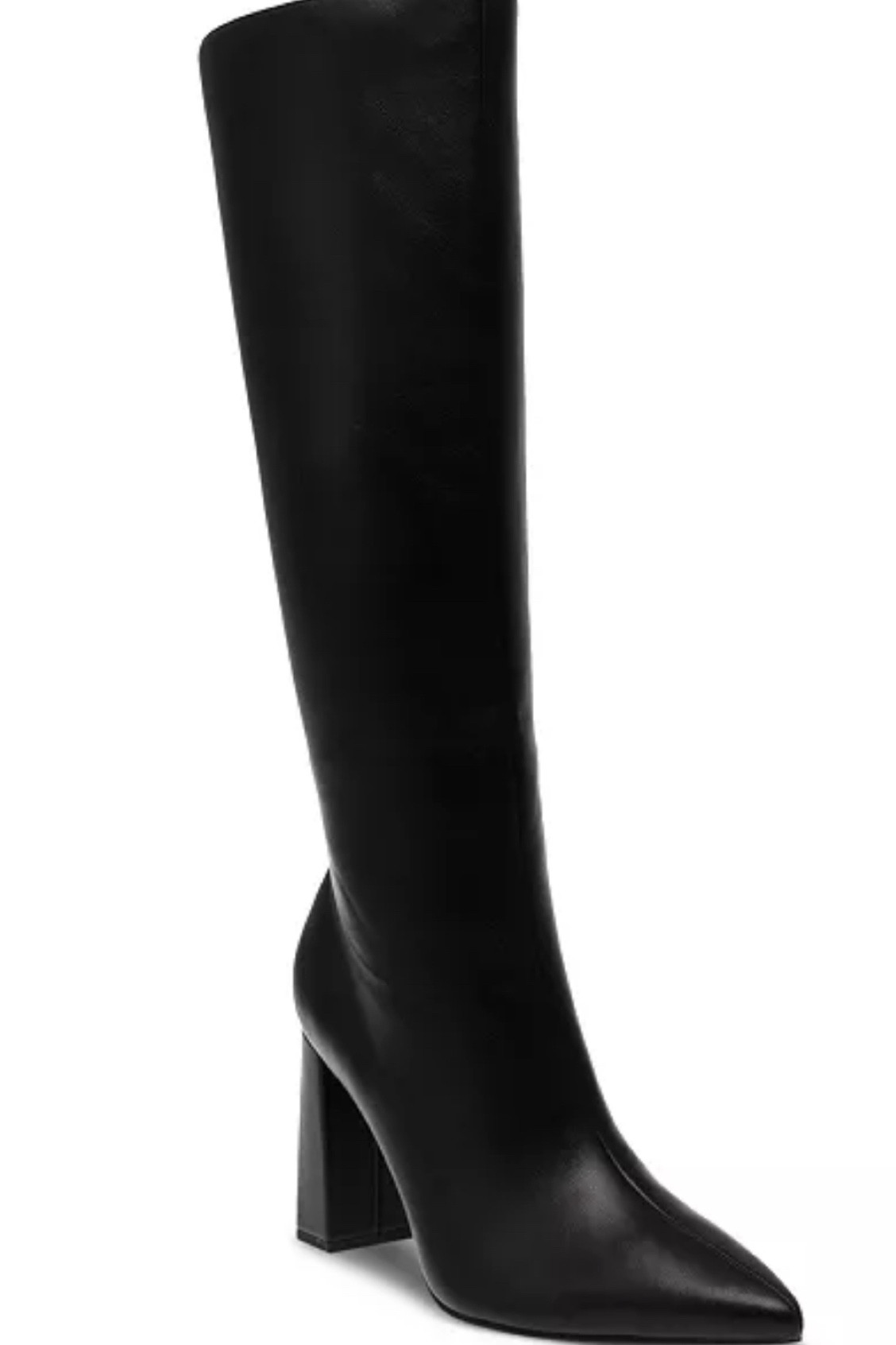 Nice black leather boot with block heel 

#LTKFindsUnder50 #LTKGiftGuide #LTKShoeCrush