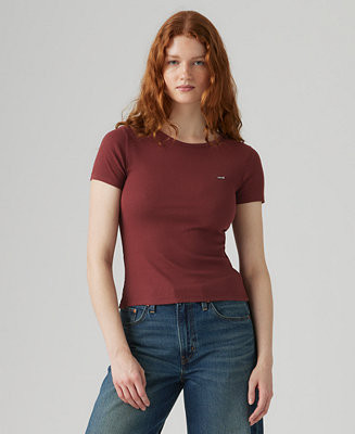 Women's Hayes Slim-Fit Short-Sleeve Crewneck T-Shirt | Macy's