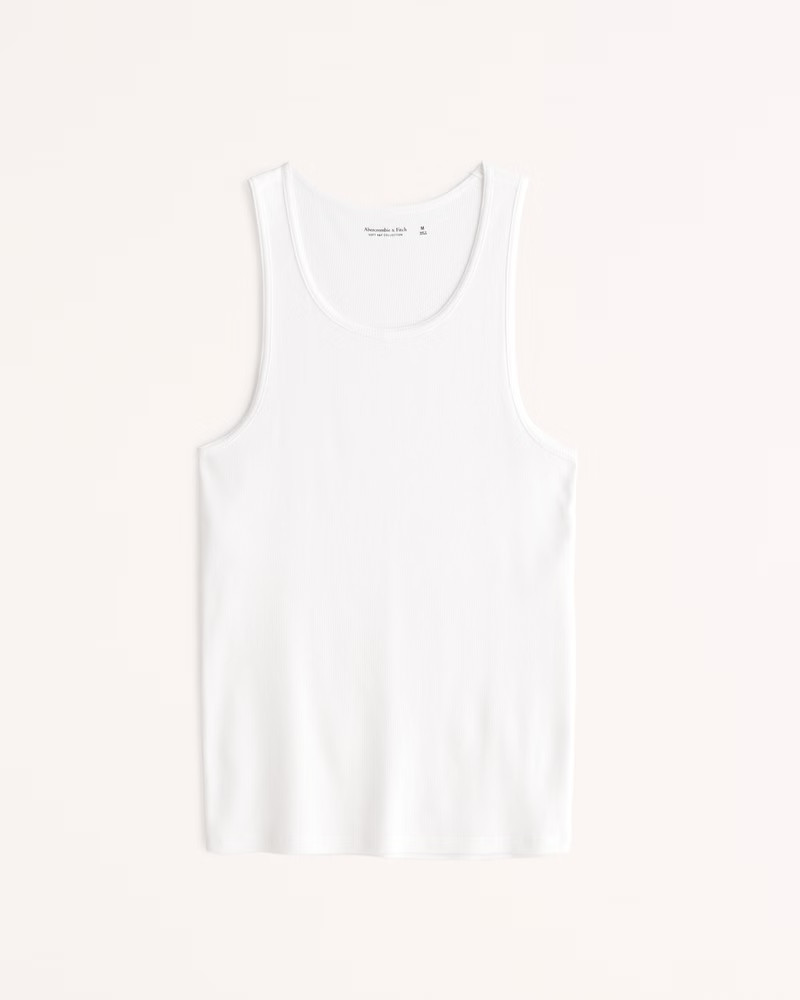 Essential Ribbed Tank | Abercrombie & Fitch (US)