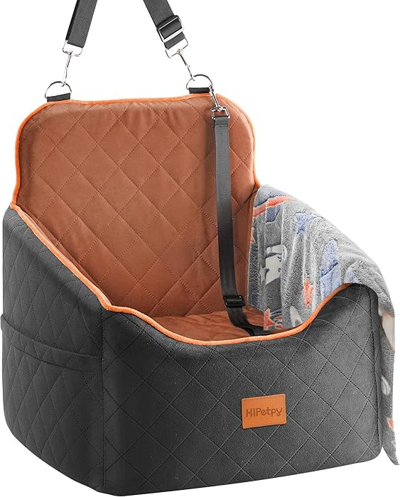 Dog Car Seat for Small Dog with Washable Mat, Memory Foam Booster Seat for Dogs Under 30lb, Eleva... | Amazon (US)