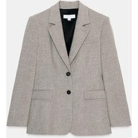 Zara - Rustic Textured Blazer - Women - Light Sand - Women | Zara US