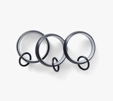 Quiet-Glide Curtain Round Rings | Pottery Barn (US)