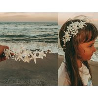 Mermaid Crown For Girls, Shell Beach Hair Vine, Boho Seashell Headband, Wedding Forehead Headpiece,  | Etsy (US)