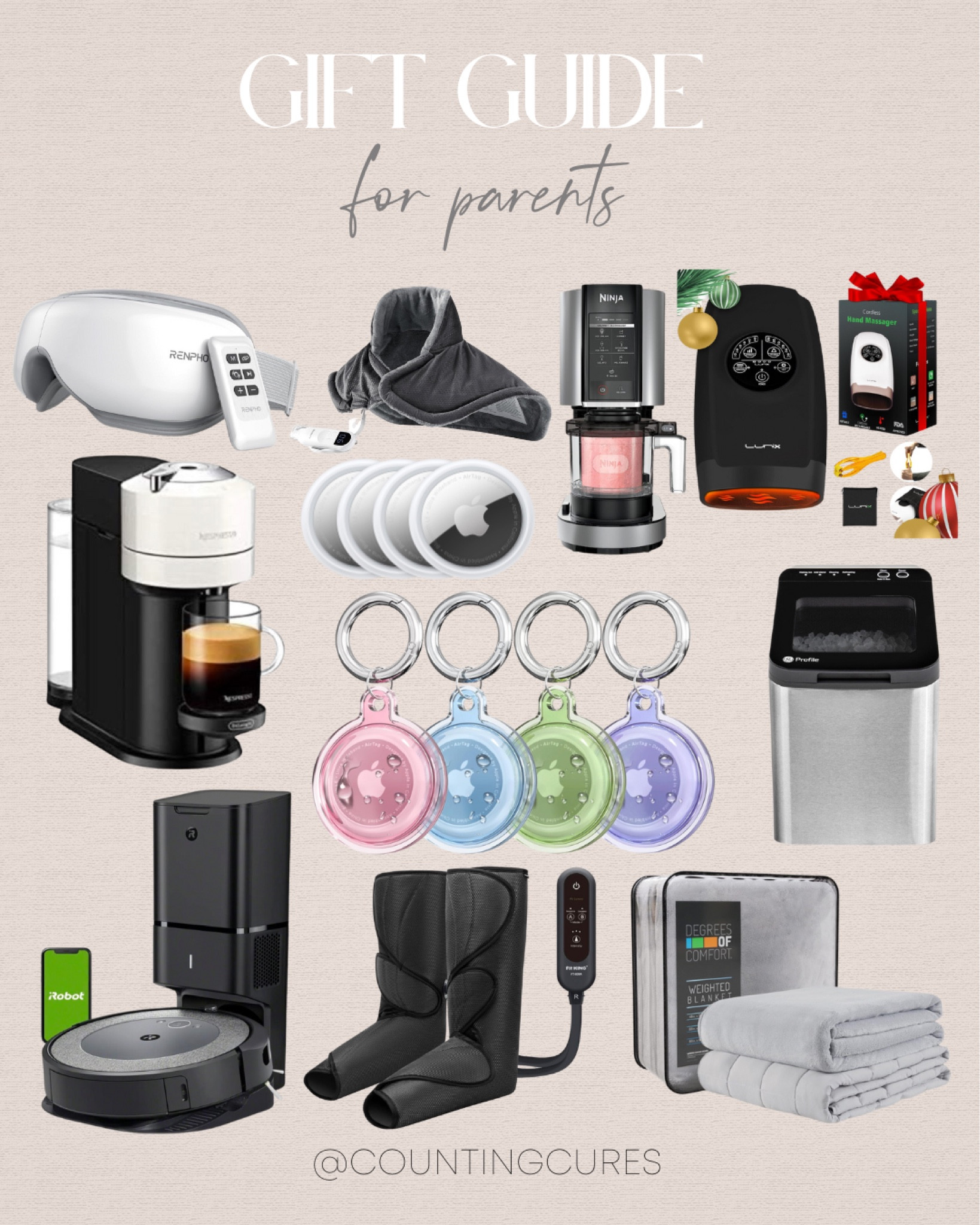 Surprise your parents with this coffee maker, robot vacuum, air tags, and more!
#giftguide #gadgetfinds #kitchenappliances #amazonfinds

#LTKstyletip #LTKGiftGuide #LTKhome