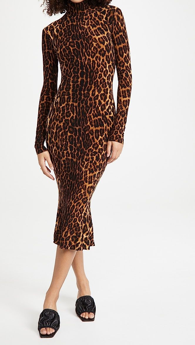Long Sleeve Turtleneck Fishtail Dress | Shopbop