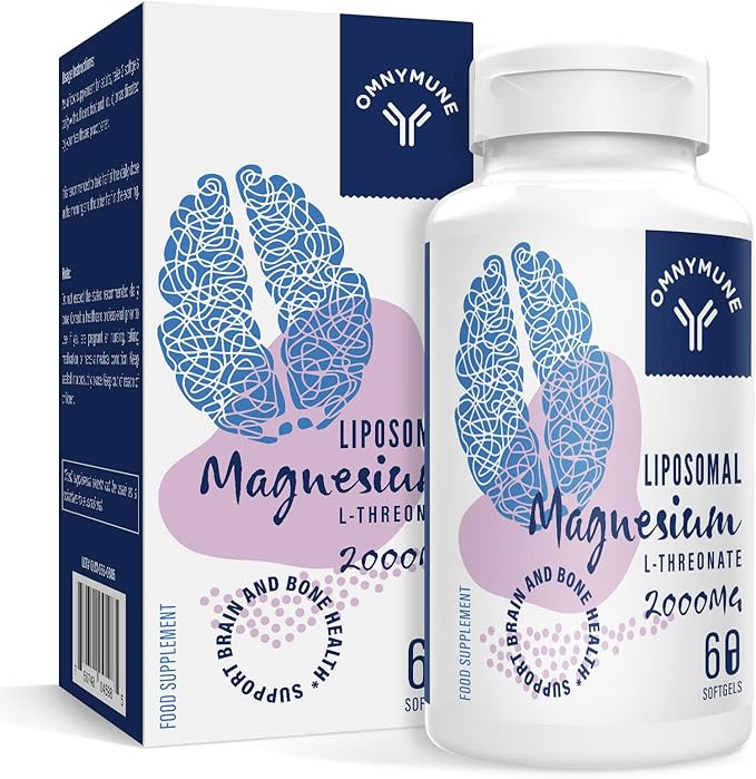 Liposomal Magnesium 2000mg High Strength - Magnesium Supplement with Vitamin D3 & K2 Non-GMO Glut... | Amazon (UK)