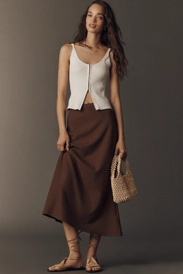 Maeve Knit Trumpet Skirt | Anthropologie (US)