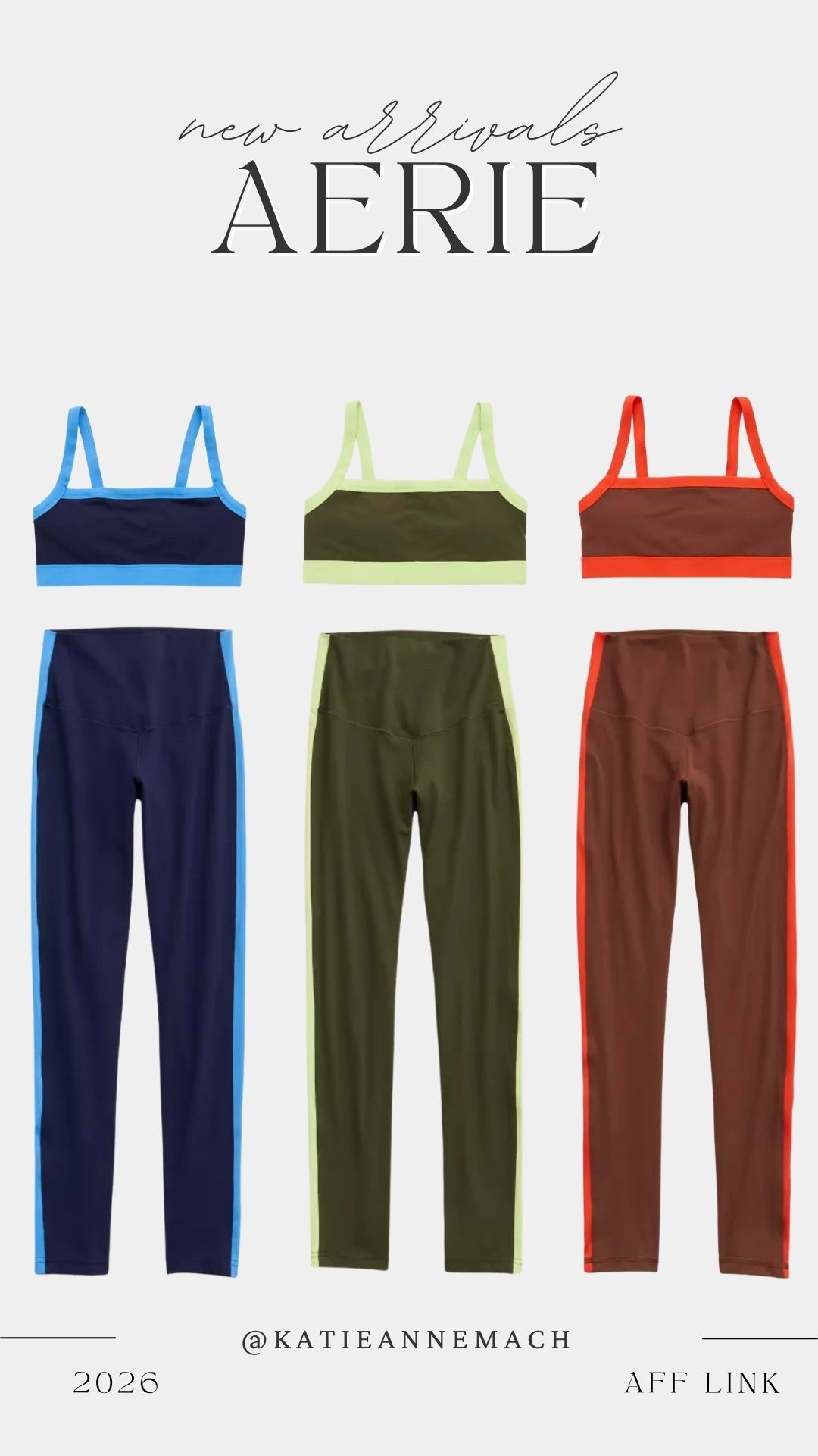 new @Aerie  matching workout sets! These are all over my TikTok FYP right now so I had to try! 30% off too. I ordered the green to try! 

#LTKActive #LTKfitnessgoals #LTKSaleAlert