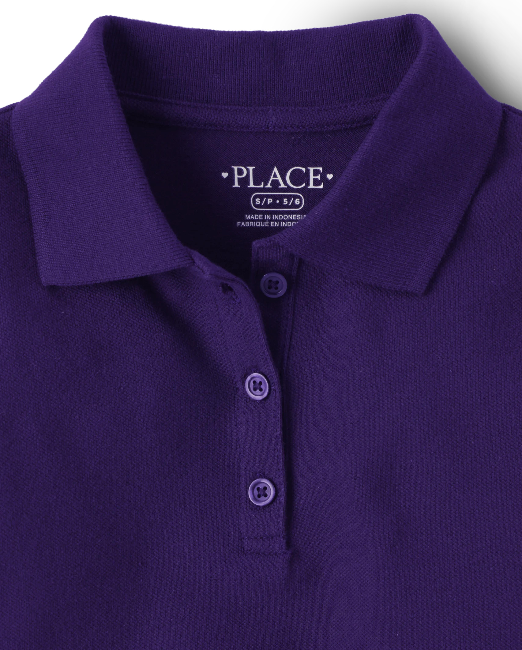 Girls Uniform Pique Polo - regal violet | The Children's Place