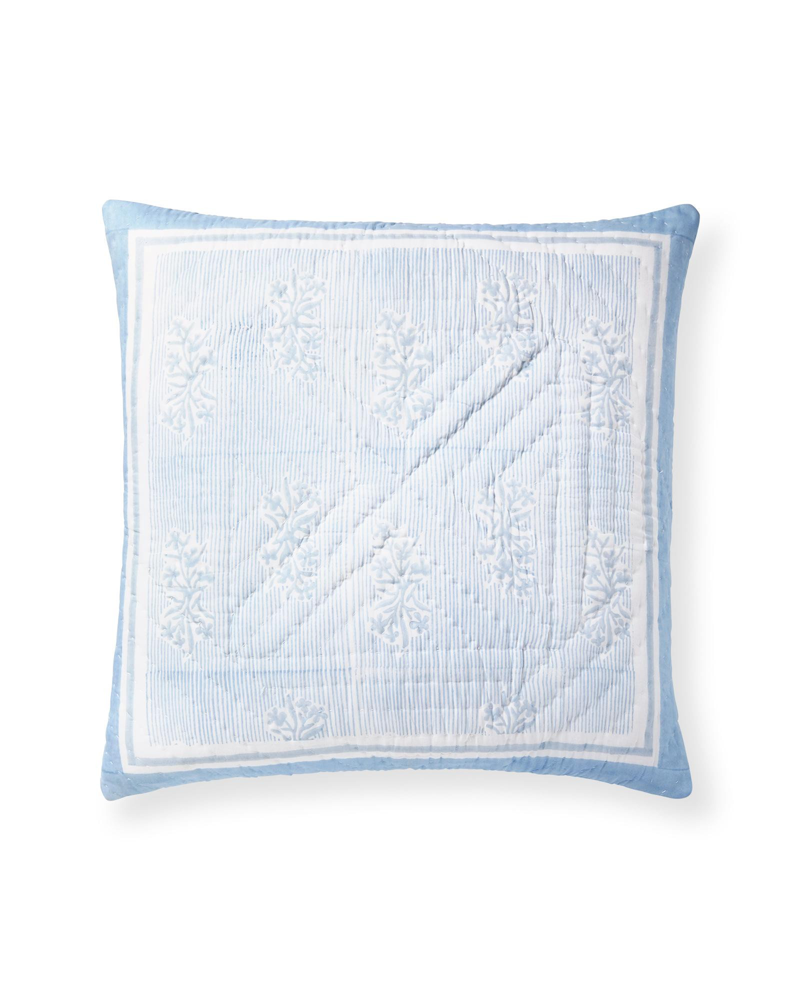 Amalfi Quilted Sham | Serena and Lily