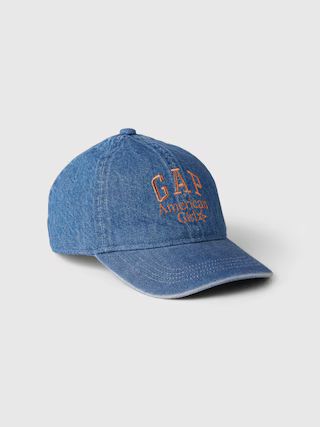 Gap × American Girl Logo Denim Baseball Hat | Gap (US)