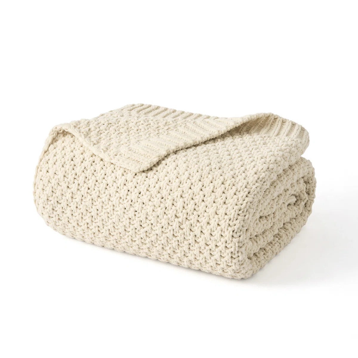 Chunky Chenille Knit Throw Blanket | Wayfair North America