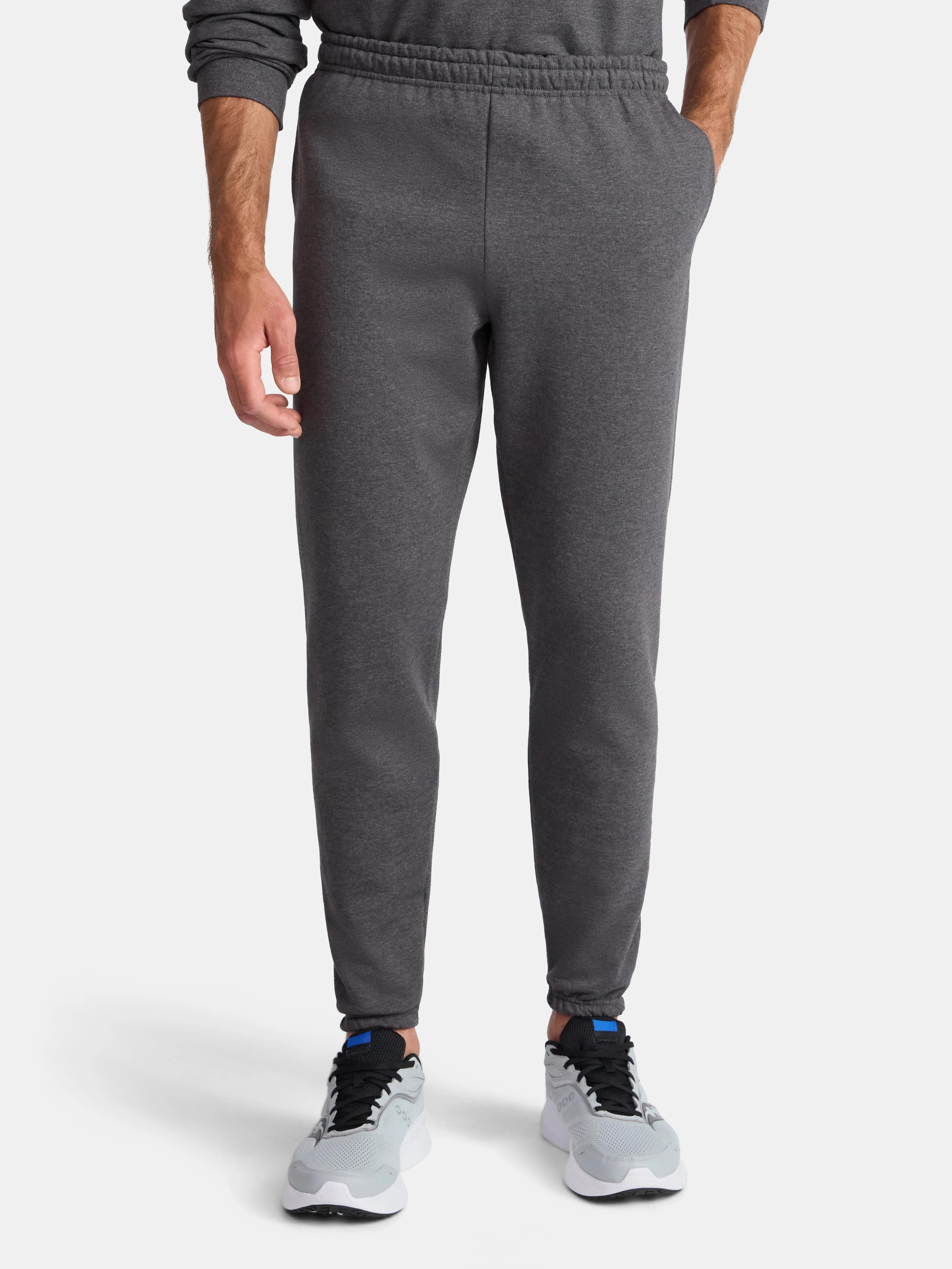 Athletic Works Men's and Big Men's Fleece Jogger Sweatpants, Sizes XS-5XL | Walmart (US)