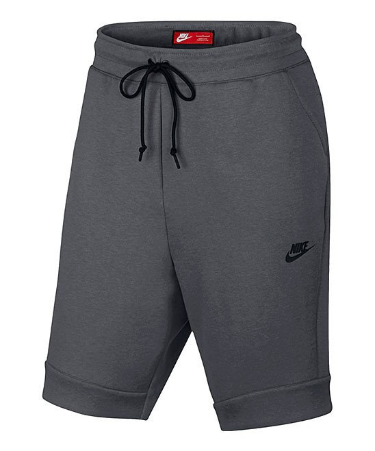 Nike Men's Active Shorts Carbon - Carbon Heather Tech Fleece Sweatshorts - Men | Zulily