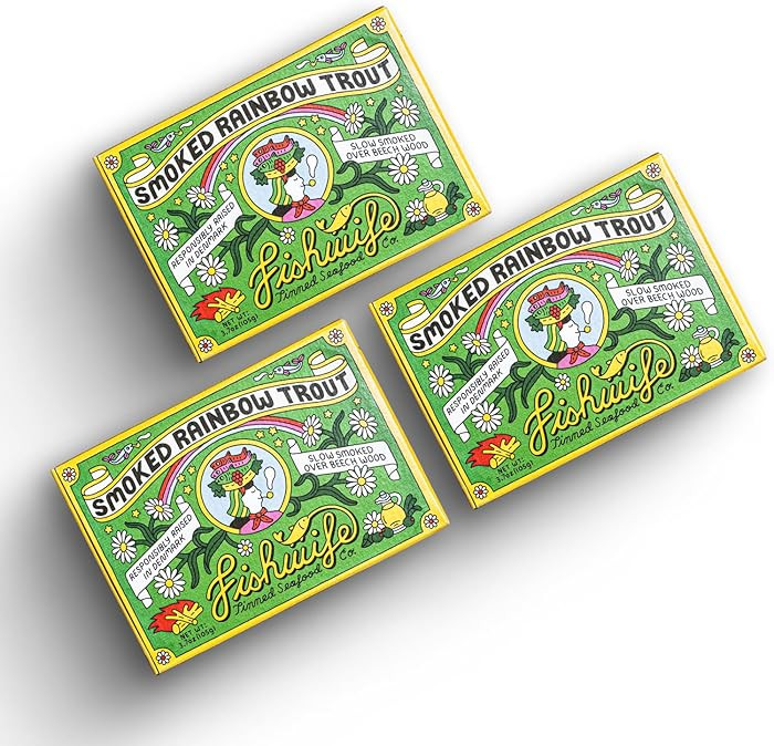 Fishwife Smoked Rainbow Trout 3-Pack (3.7 Ounce) | ASC-Certified Sustainable Seafood, Gluten Free... | Amazon (US)