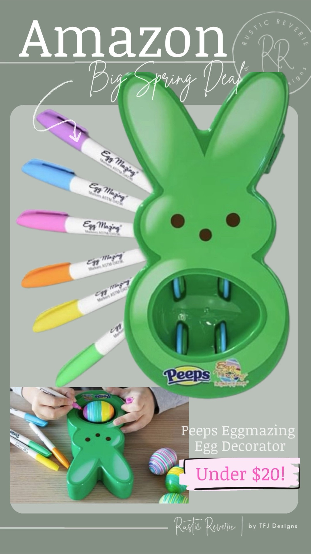 Big Spring DEAL … The Peeps Eggmazing Egg Decorator is under $20 with prime shipping! Order now and have it in time for Easter. 🐣 sale alert amazon creator favorites

#LTKSaleAlert #LTKSeasonal #LTKKids