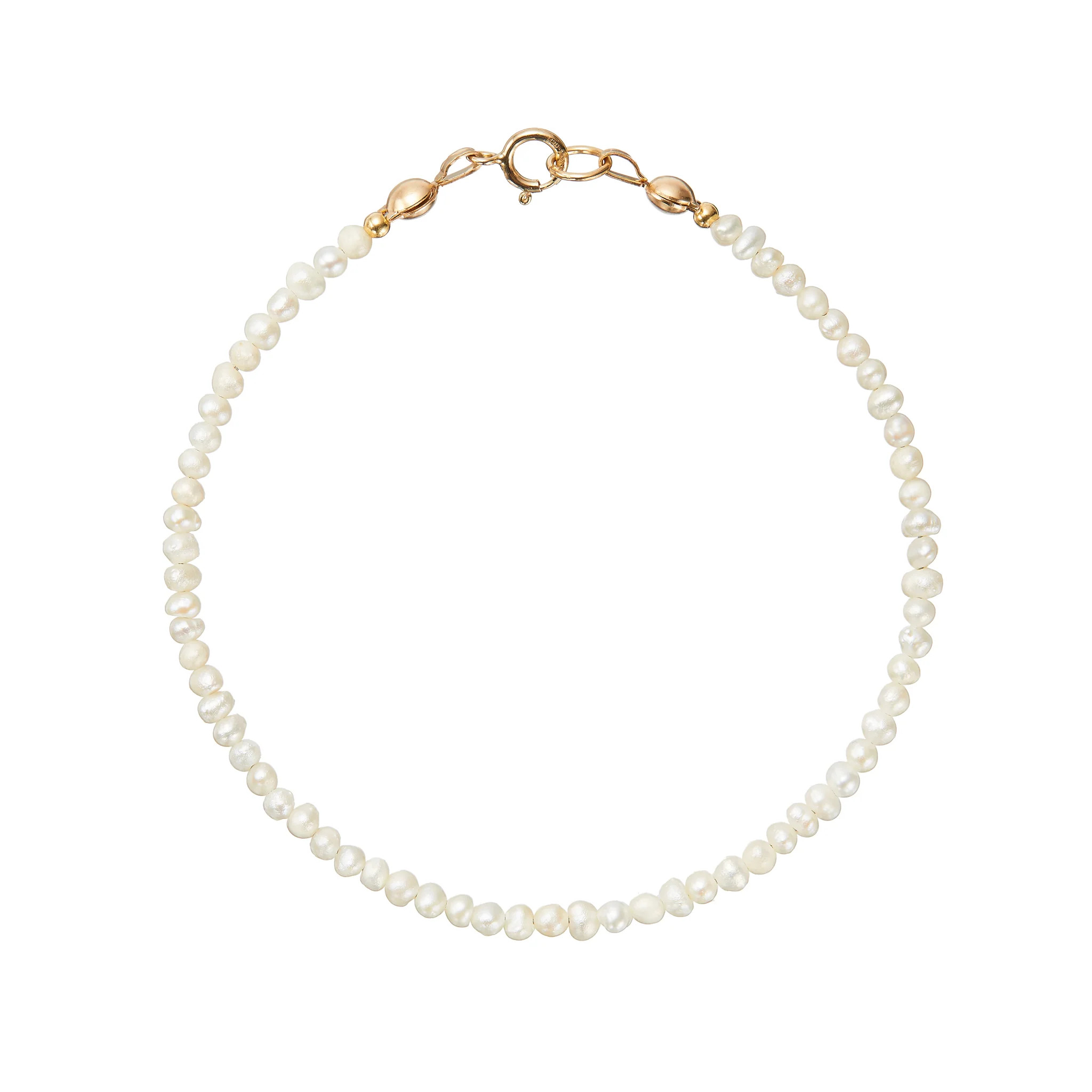 Gold Small Pearl Bracelet | Lily & Roo