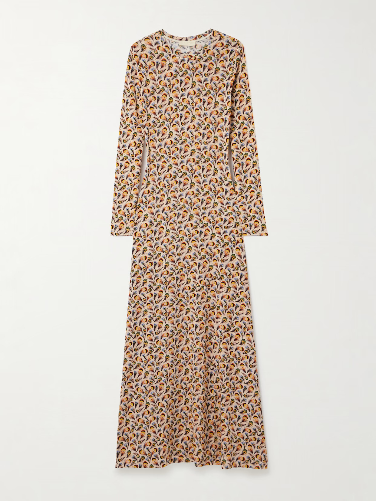 Ulla Johnson - Amari Printed Stretch-jersey Maxi Dress - Multi | NET-A-PORTER (US)