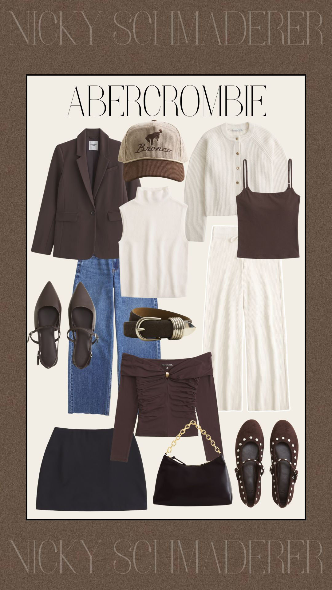 Abercrombie fall new arrivals and wardrobe essentials. Oversized brown blazer, trucker hat, lounge wear, and date night outfits.  

 

#LTKFallSale #LTKSeasonal #LTKStyleTip