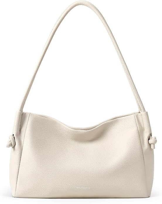 BOSTANTEN Shoulder Bag for Women Pebbled Vegan Leather Purses Soft Hobo Handbag Supple Bag for Tr... | Amazon (US)