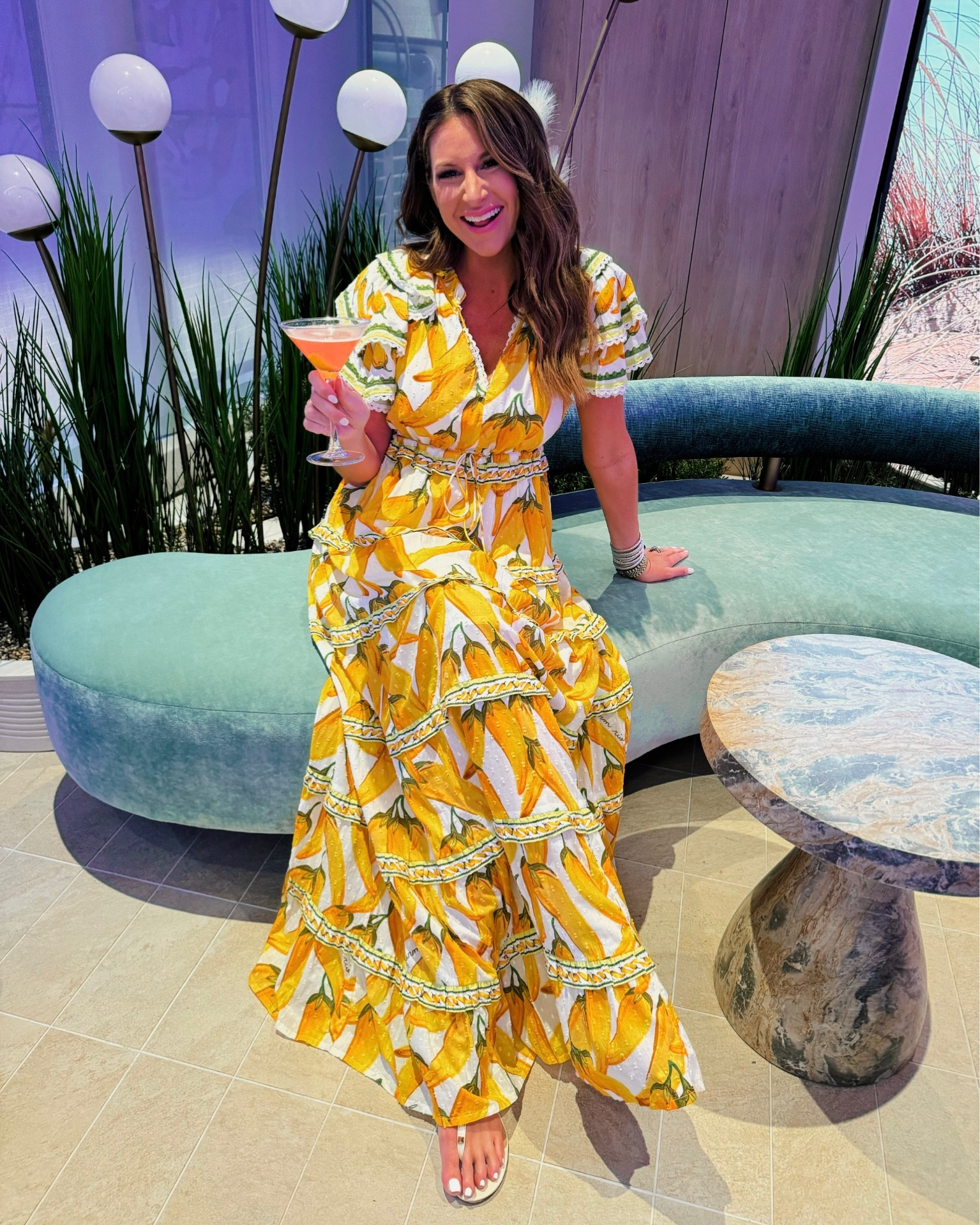 In a small farm rio maxi, sandals and accessories for cruise/resort wear outfit - all fits TTS.

#LTKSeasonal #LTKtravel #LTKstyletip