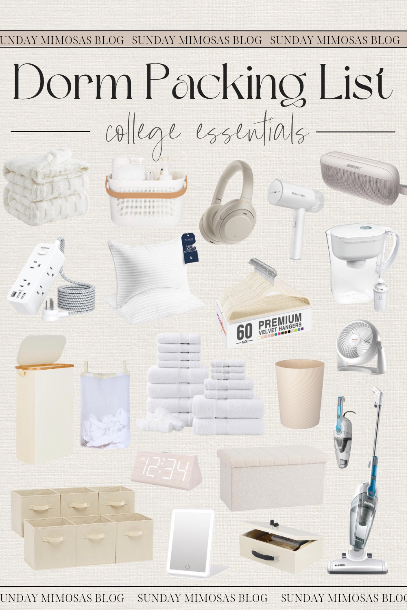 College packing list ✨

Here’s all your college essentials and dorm room must haves from Target and Amazon!

Dorm room, dorm room essentials, dorm room decor, dorm room bedding, dorm room inspo, dorm essentials, girls dorm room, college essentials, college must haves, college apartment, college bedroom, Amazon college, Target college

#LTKBacktoSchool #LTKU #LTKHome